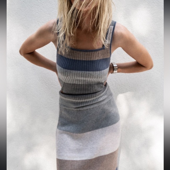 Splendid Georgie Cashmere Blend Stripe Tank - Picture 4 of 10